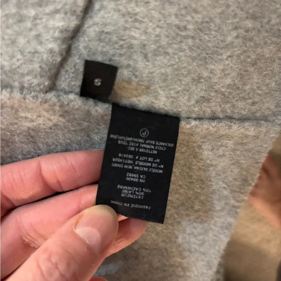 Theory Gray Open Front Wool-Blend Blazer - Picture 8 of 8